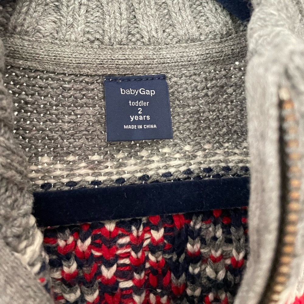 babyGAP Southwestern Zip Cardigan Sweater - Picture 4 of 5